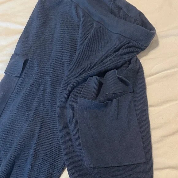 Navy Knit Top and Pants Set - Picture 5 of 5